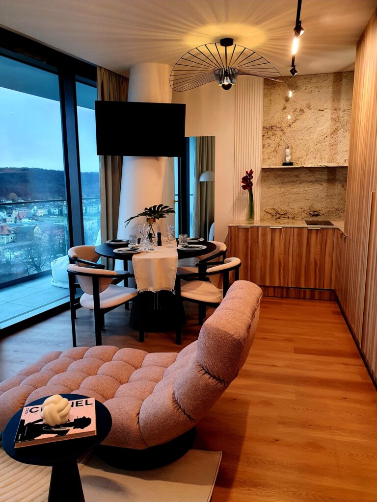 Apartament 10 th Floor Baltic View w Międzyzdrojach - aneks kuchenny